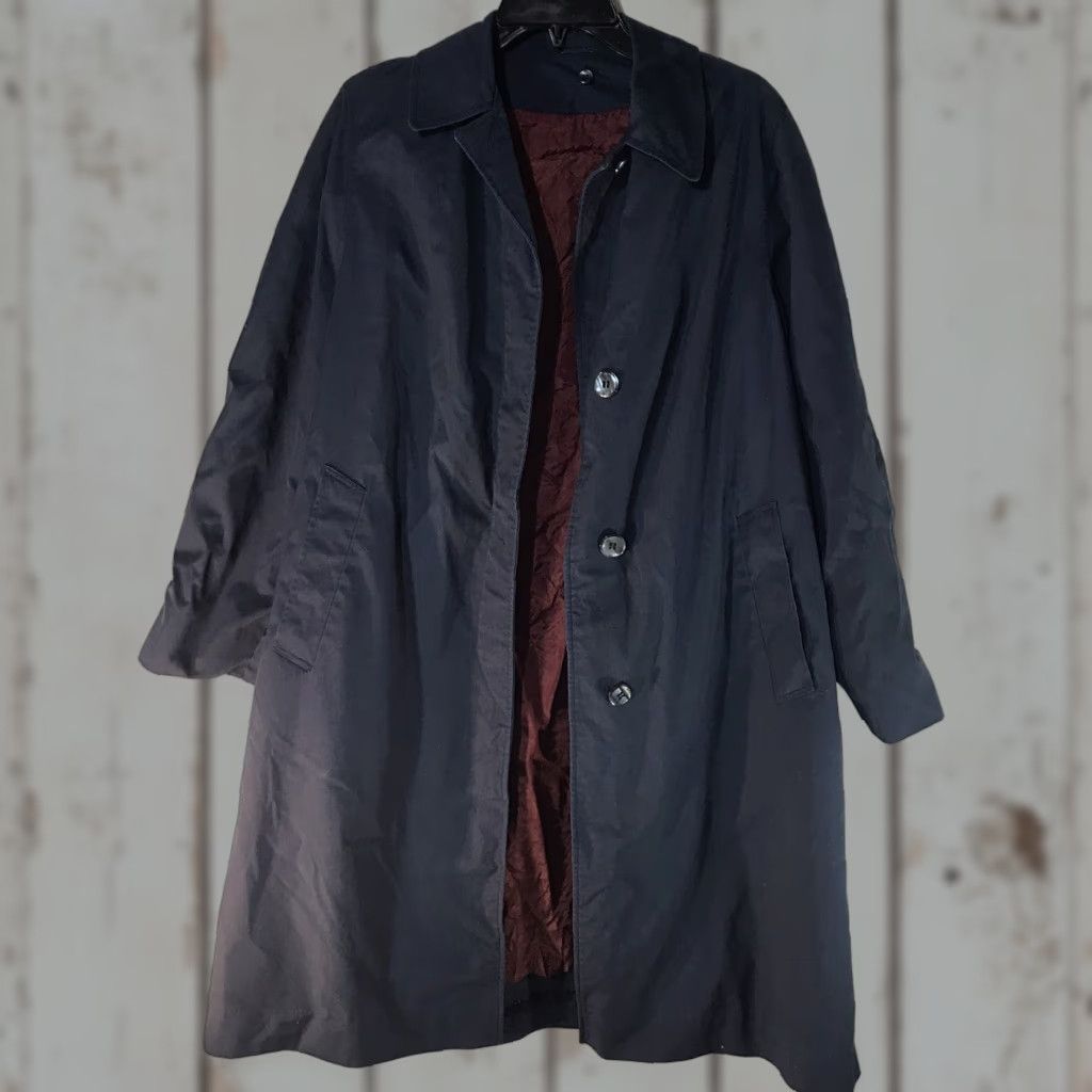 Vintage VINTAGE Herbert N Bush Weatherbee Men's Long Water Resistant Coat XL Blue Casual Outdoor Winter Size US XL / EU 56 / 4 - 1 Thumbnail