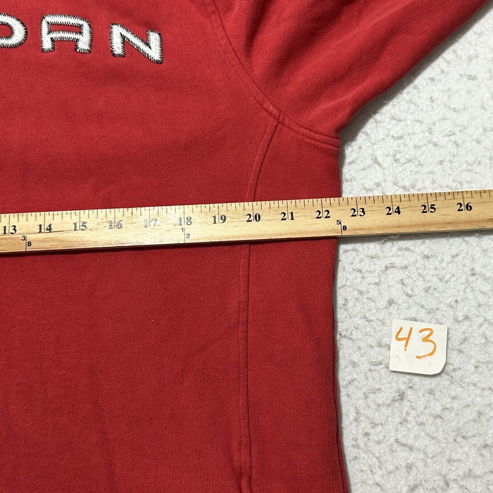 Jordan Brand Vintage Nike Air Jordan Large Red Hoodie Jumpman Y2K Retro Size US L / EU 52-54 / 3 - 11 Thumbnail