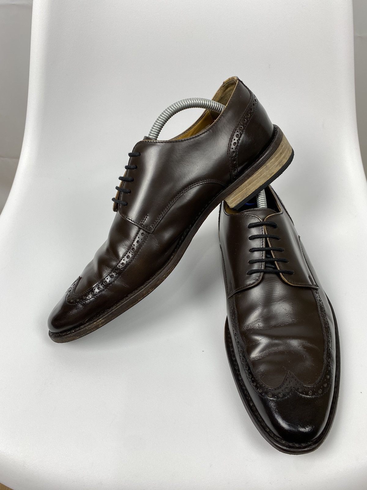 Dolce & Gabbana Dolce & Gabbana Vintage Leather Oxford Brogues size 42,5 Size US 9.5 / EU 42-43 - 6 Thumbnail
