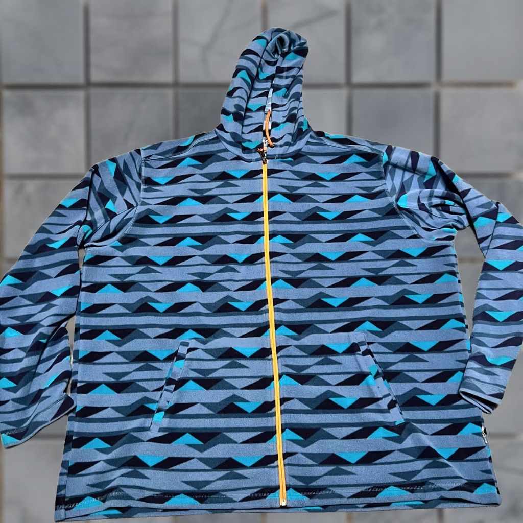 Duluth Trading Company Duluth Trading Fleece Mens 3XL Full Zip Blue Aztec Hoodie Relaxed Fit Blues Mens 3XL Blue Aztec Hoodie Duluth Trading Co. Shirt Size US XXL / EU 58 / 5 - 1 Thumbnail