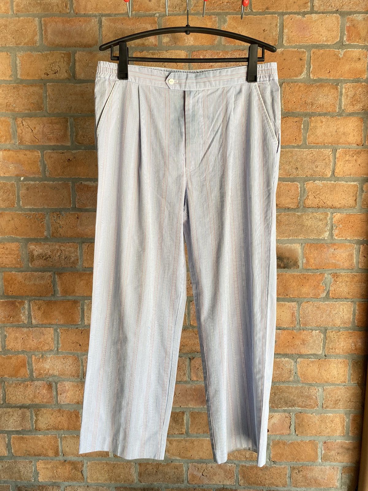 Christian Dior Monsieur stripe formal trousers