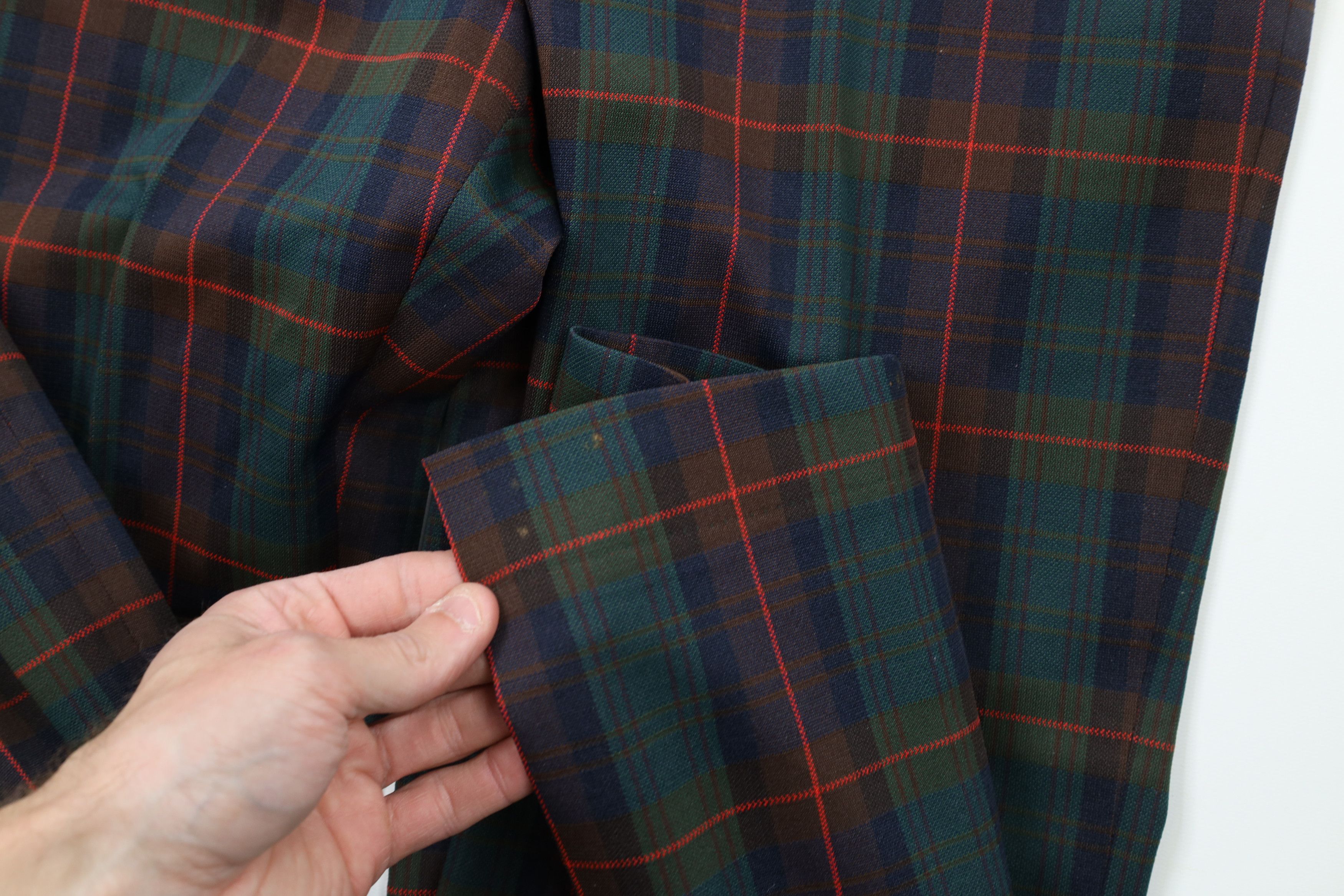 Vintage Vintage 60s 70s Streetwear Bell Bottoms Pants Rainbow Plaid Size US 32 / EU 48 - 5 Thumbnail