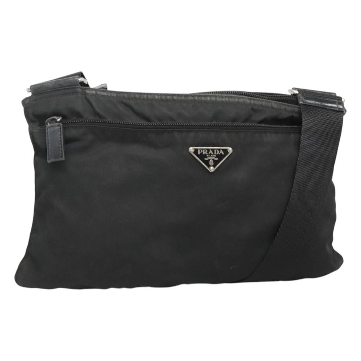 Prada PRADA Shoulder Bag Nylon Black Silver Size ONE SIZE - 1 Thumbnail