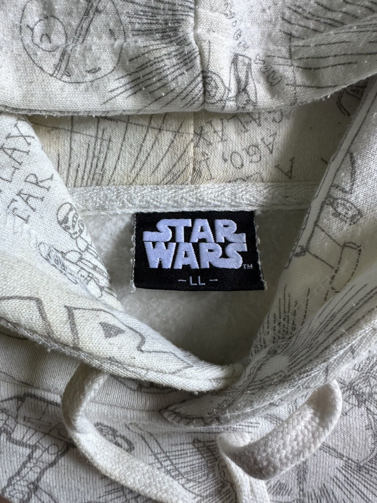 Star Wars Star Wars Full printed Jedi White Hoodie Size US L / EU 52-54 / 3 - 5 Thumbnail