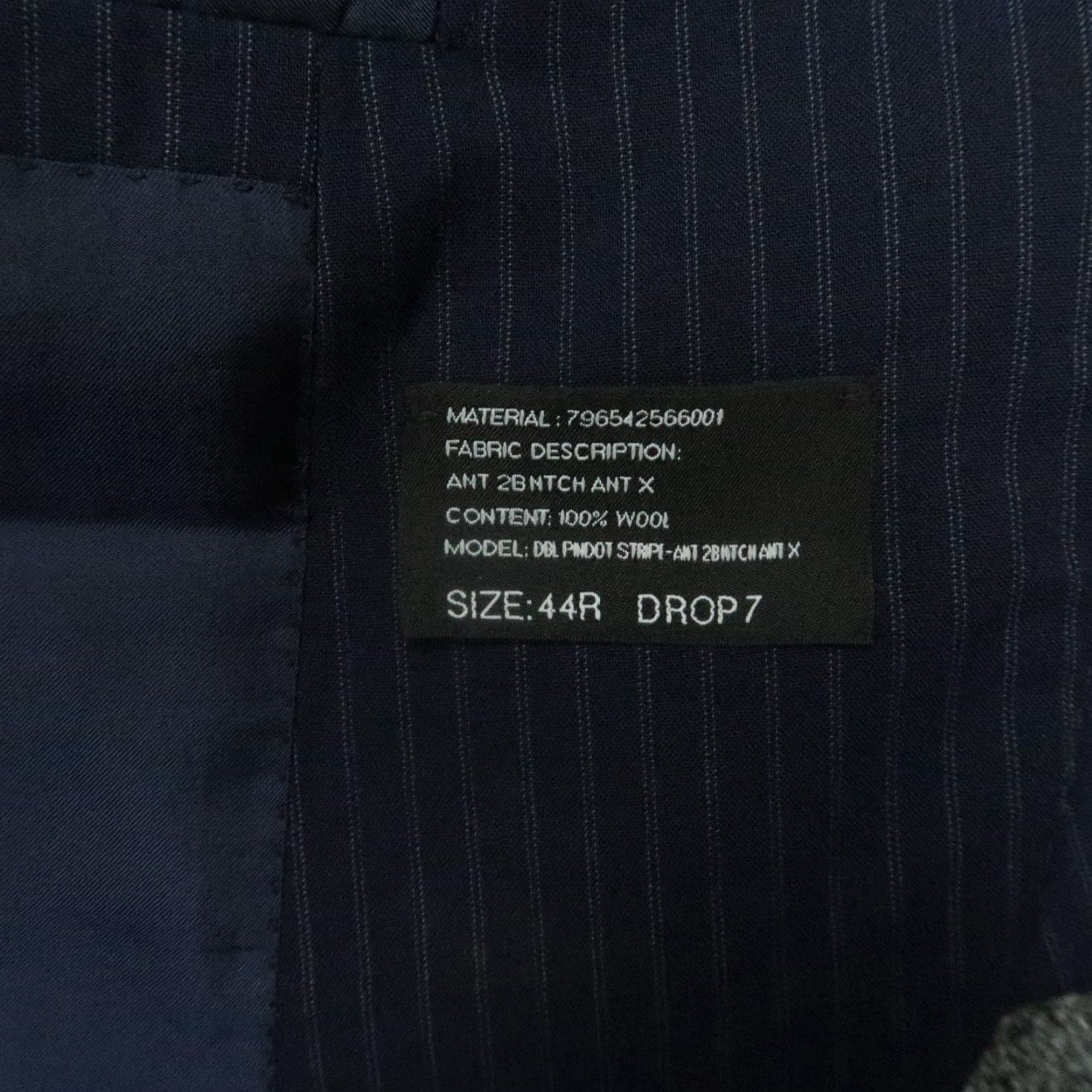 Ralph Lauren Ralph Lauren Black Label Blazer Men 44R Blue Stripe Wool Italy Mens Size 44R - 6 Thumbnail