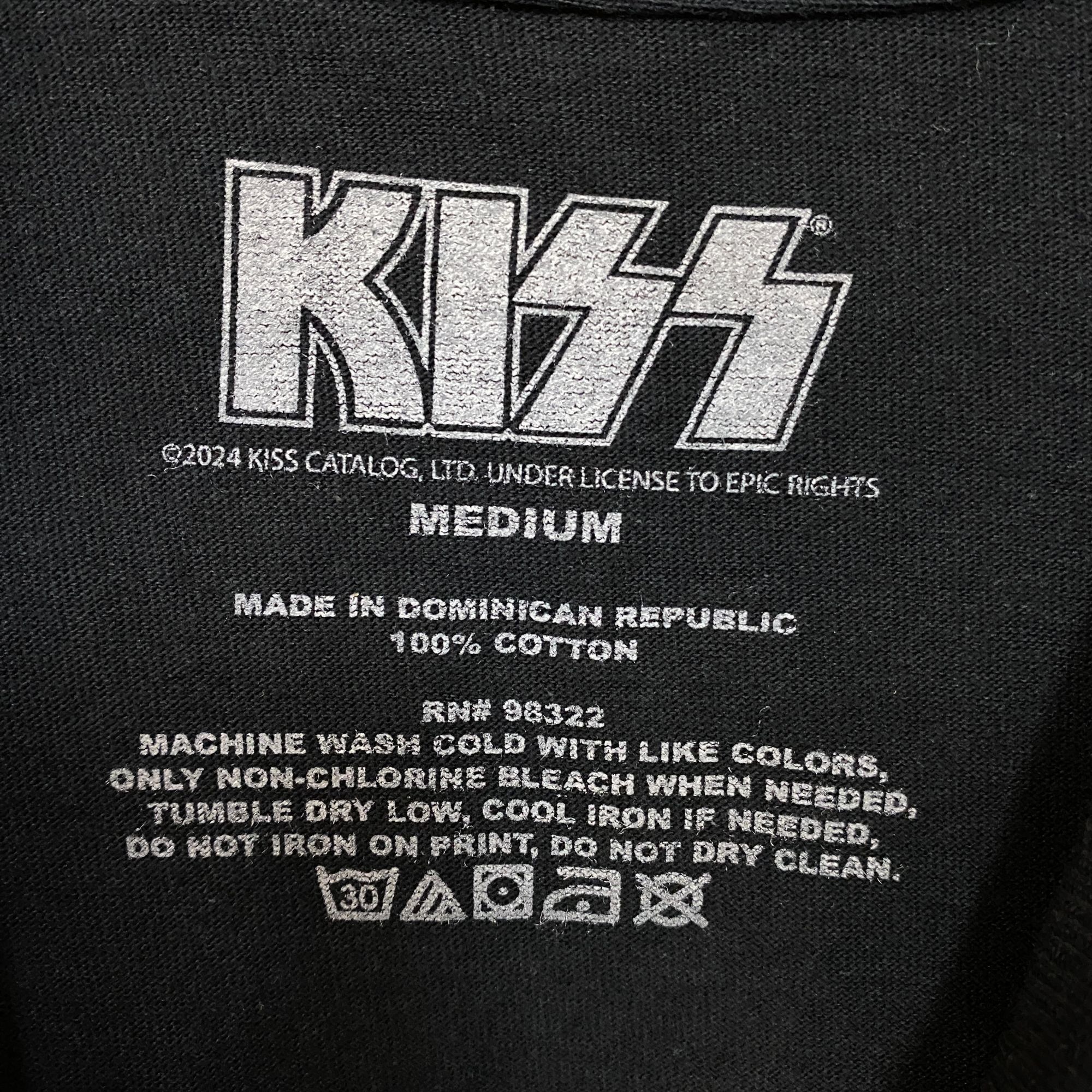 KISS Kiss Tour 1977 Poster Tshirt size Medium Size US M / EU 48-50 / 2 - 4 Thumbnail