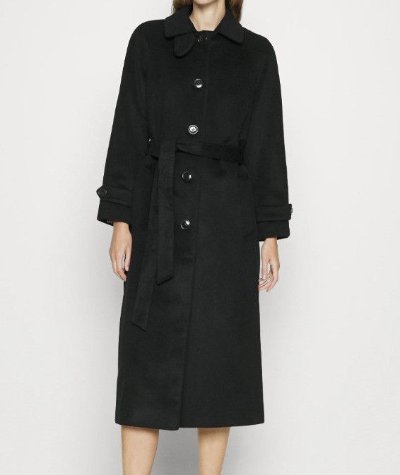 Ralph Lauren LAUREN Ralph Lauren Maxi Wool Trench Coat Black ( 24W ) Size 4XL / US 24-26 - 2 Thumbnail