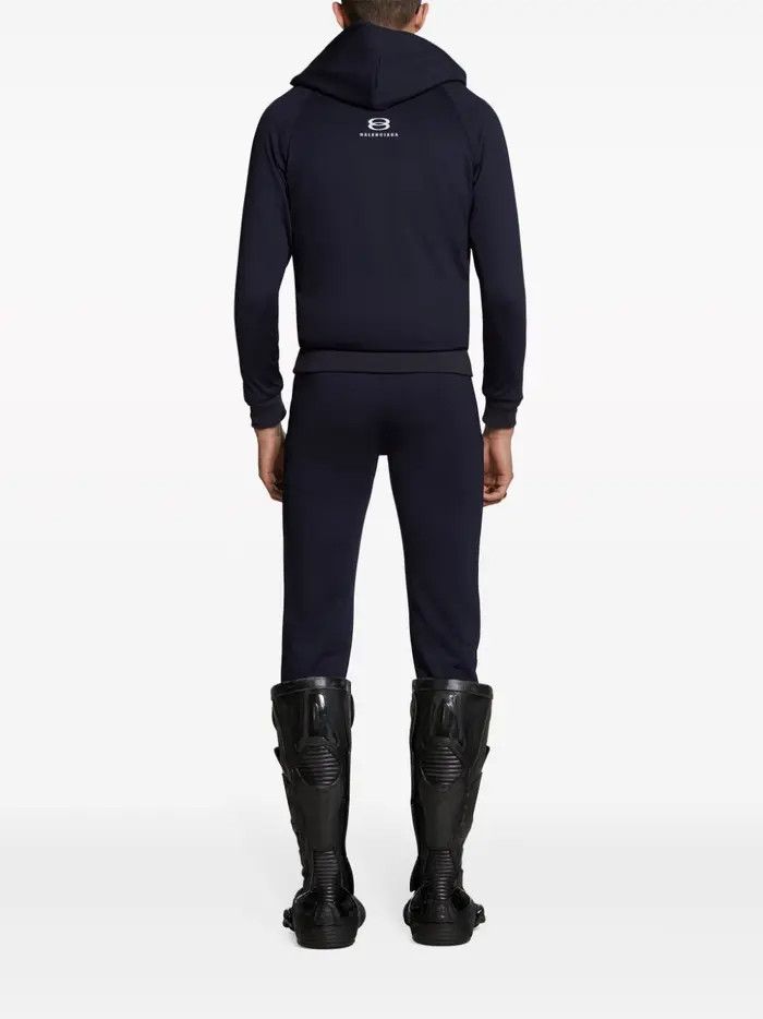 Balenciaga o1la1rc1a0226 Unity Sports Icon Zip-Up Hoodie Medium Black Size US XS / EU 42 / 0 - 4 Thumbnail