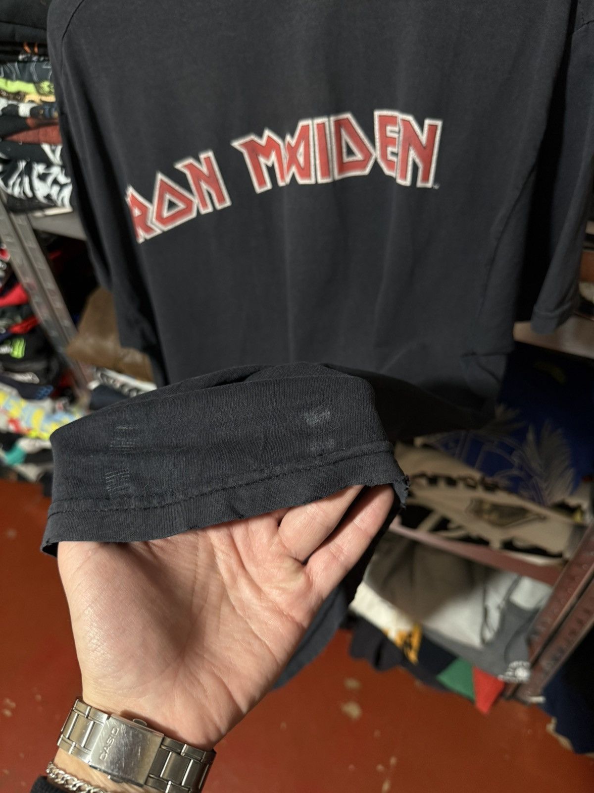 Band Tees Vintage 1999 Iron Maiden Don’t Walk Rock Band T-Shirt Y2K Size US XL / EU 56 / 4 - 15 Thumbnail