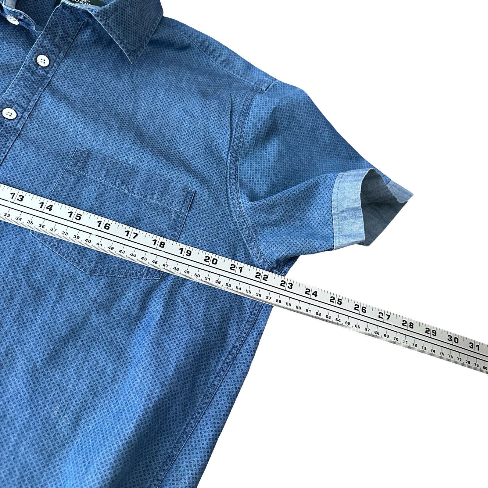 Rodd & Gunn Rodd & Gunn Shirt Men L Blue Geometric Button-Up Sports Fit Size US L / EU 52-54 / 3 - 9 Thumbnail