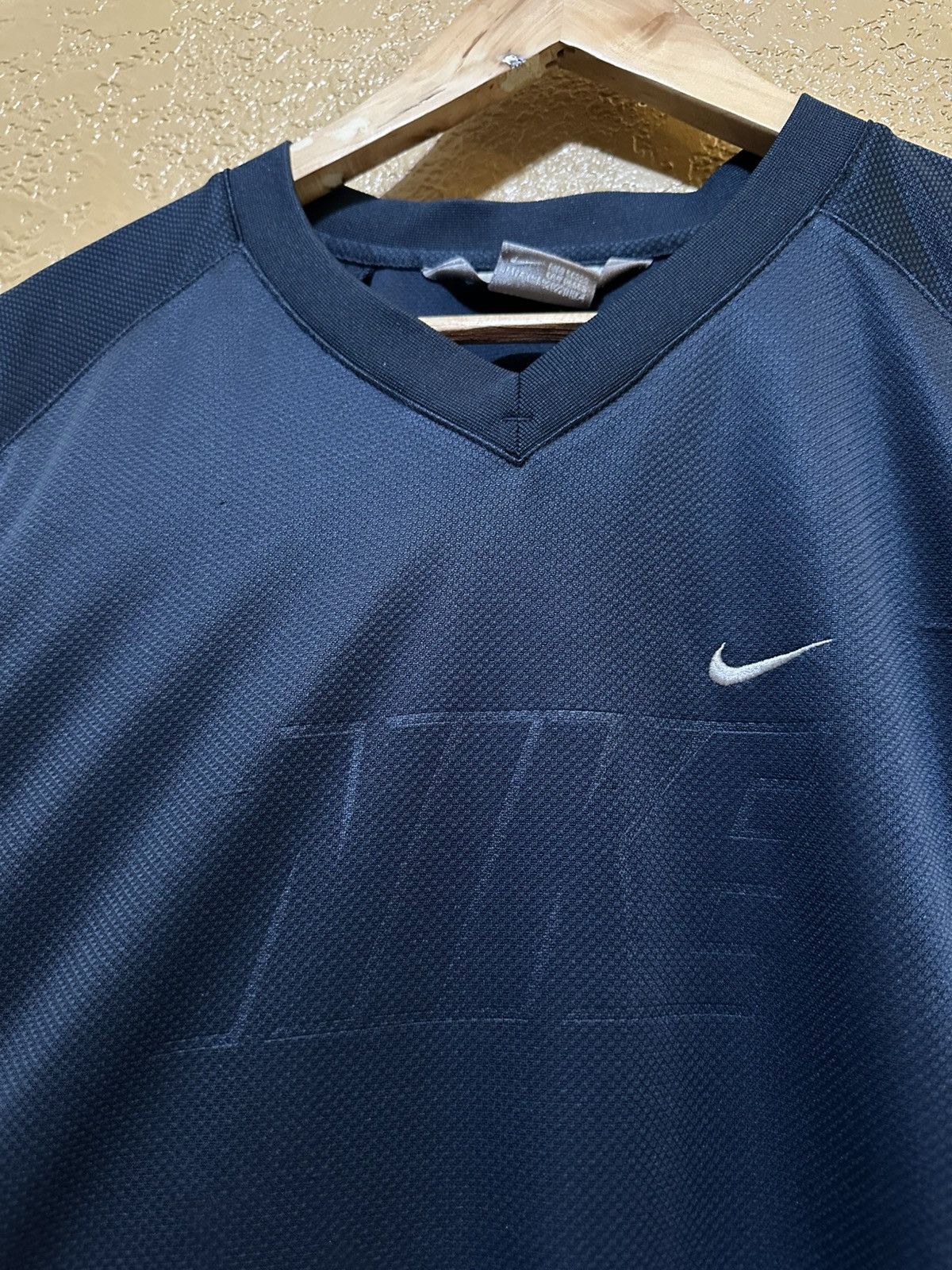 Nike 🍊 Y2K Vintage Nike Jersey Shirt Large Swoosh Size US L / EU 52-54 / 3 - 2 Thumbnail