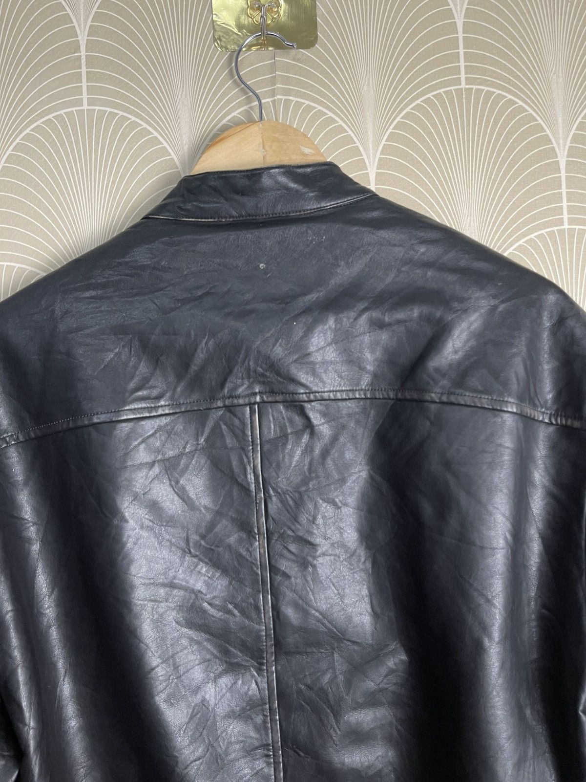 Japanese Brand × Vintage VINTAGE LAFUDGE STORE BOMBER LEATHER JACKET RARE Size US M / EU 48-50 / 2 - 19 Thumbnail