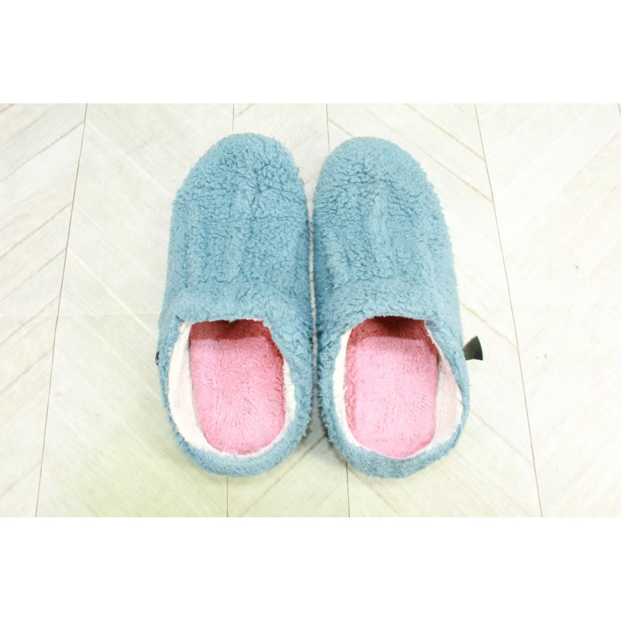 L.L. Bean LL Bean Women's Aqua Knit Wicked Good Fleece Slippers Size US 8 / IT 38 - 7 Thumbnail