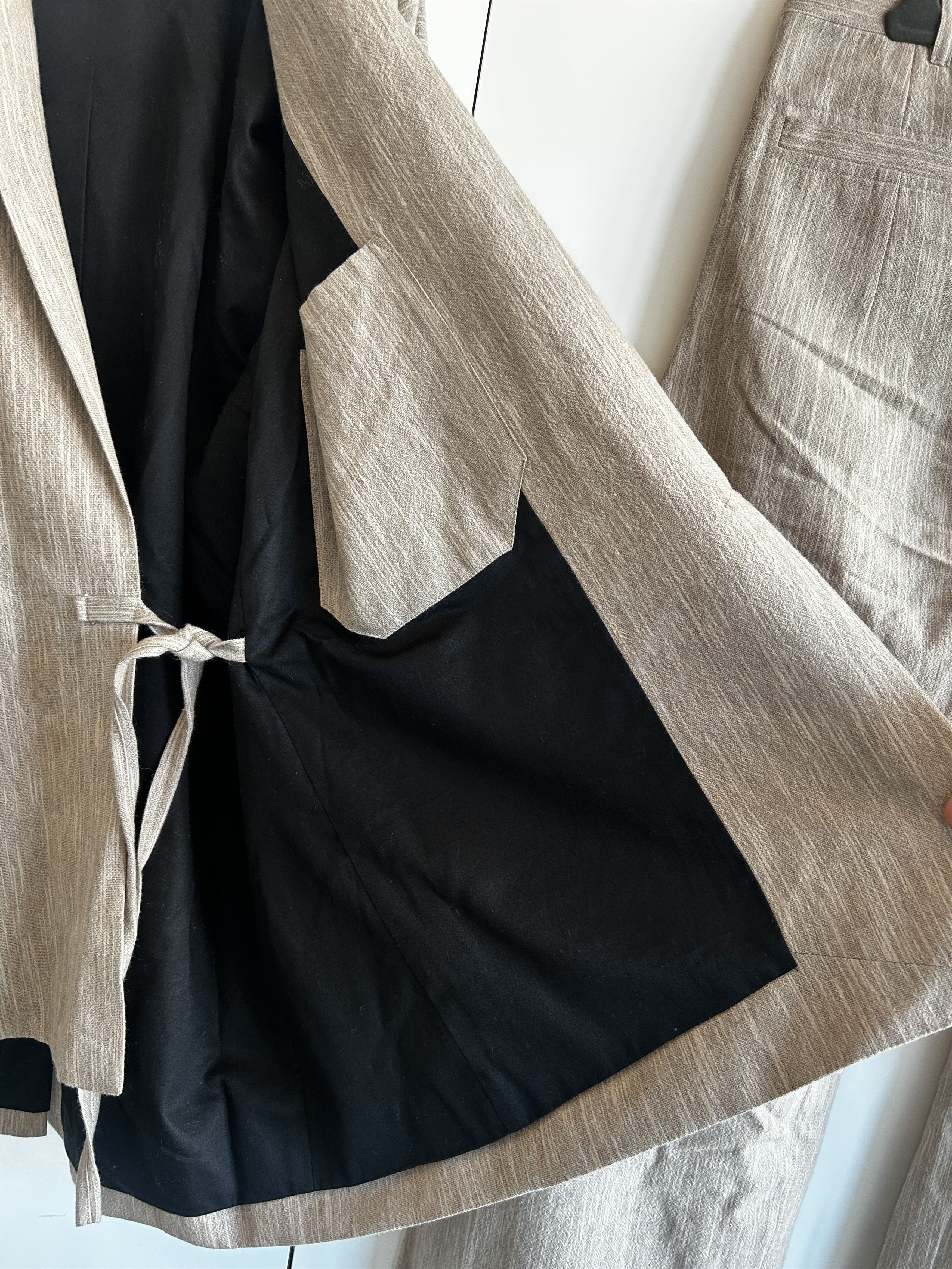 Jan Jan Van Essche Oat Mele Kimono Suit Size 40R - 6 Thumbnail