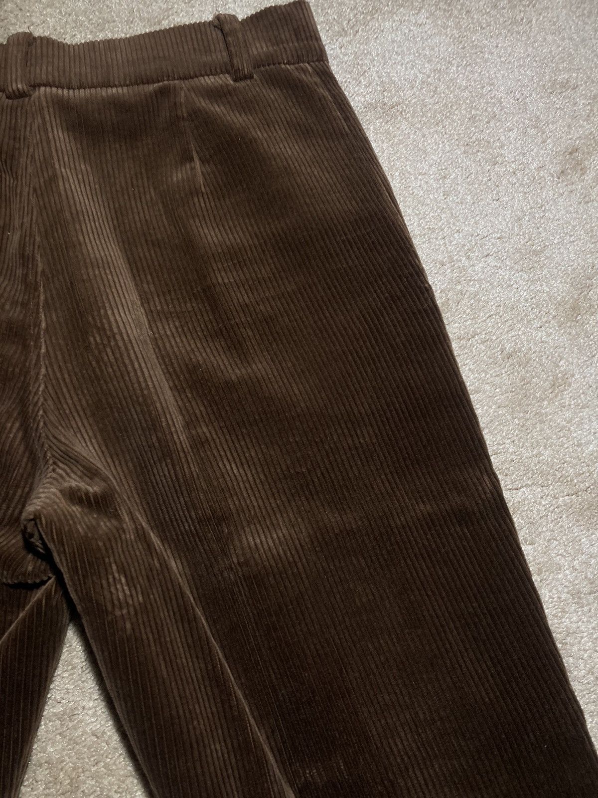 Martine Rose SS17 Martine Rose Corduroy Brown Felt Pants 2017 MR Flare Size US 30 / EU 46 - 10 Thumbnail