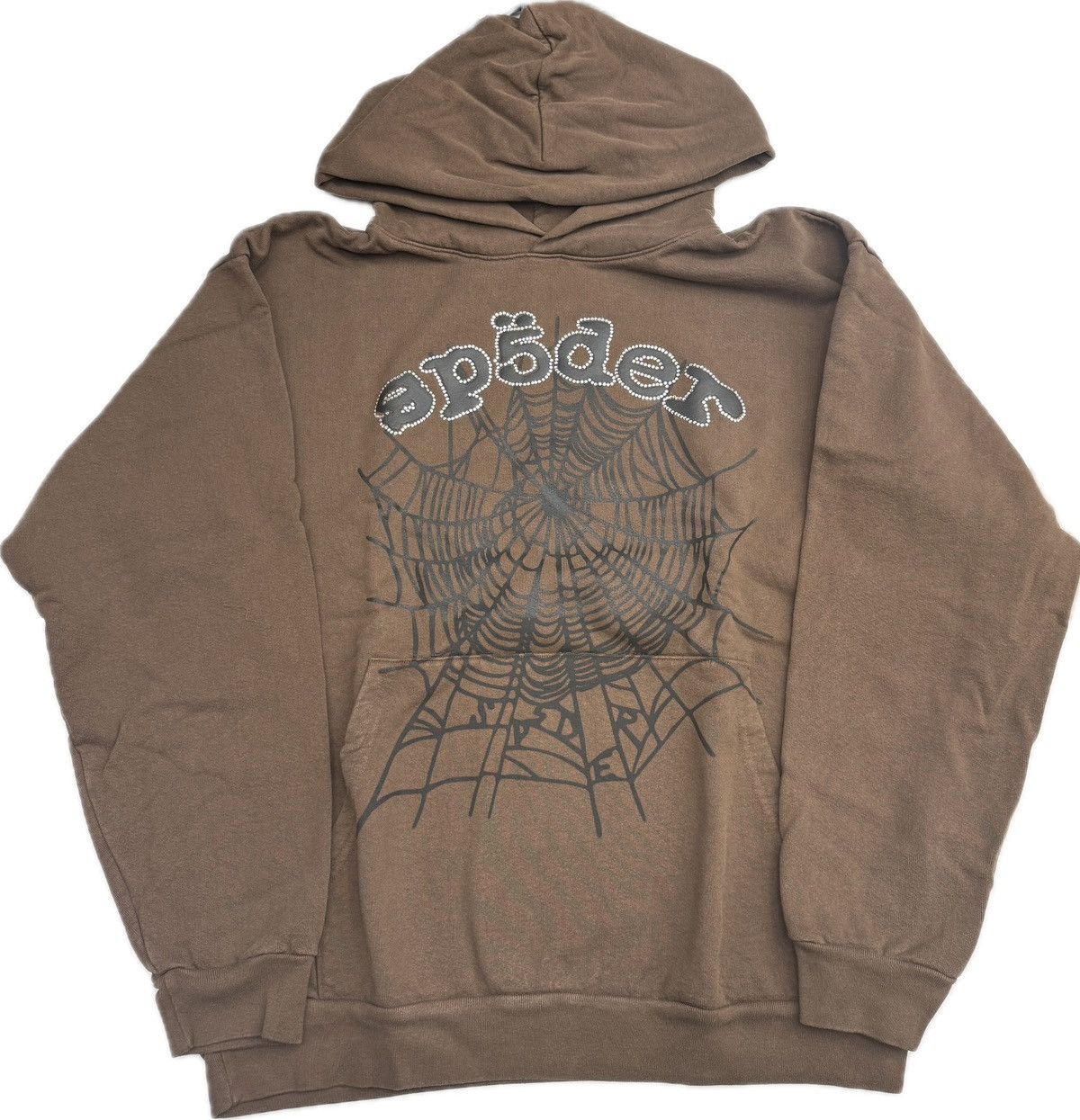 Sp5der Sp5der Rhinestone OG Web Hoodie Size US XL / EU 56 / 4 - 1 Thumbnail
