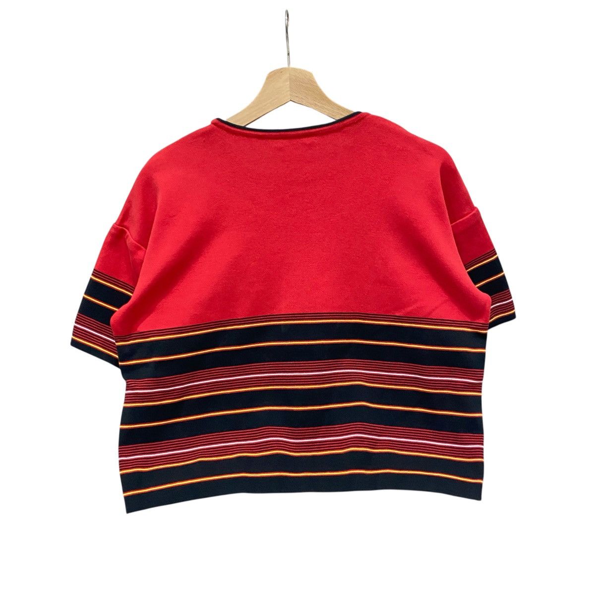 Christian Dior Monsieur Rare Vintage Christian Dior Embroidered Logo Knit Crop Top Size M / US 6-8 / IT 42-44 - 2 Thumbnail
