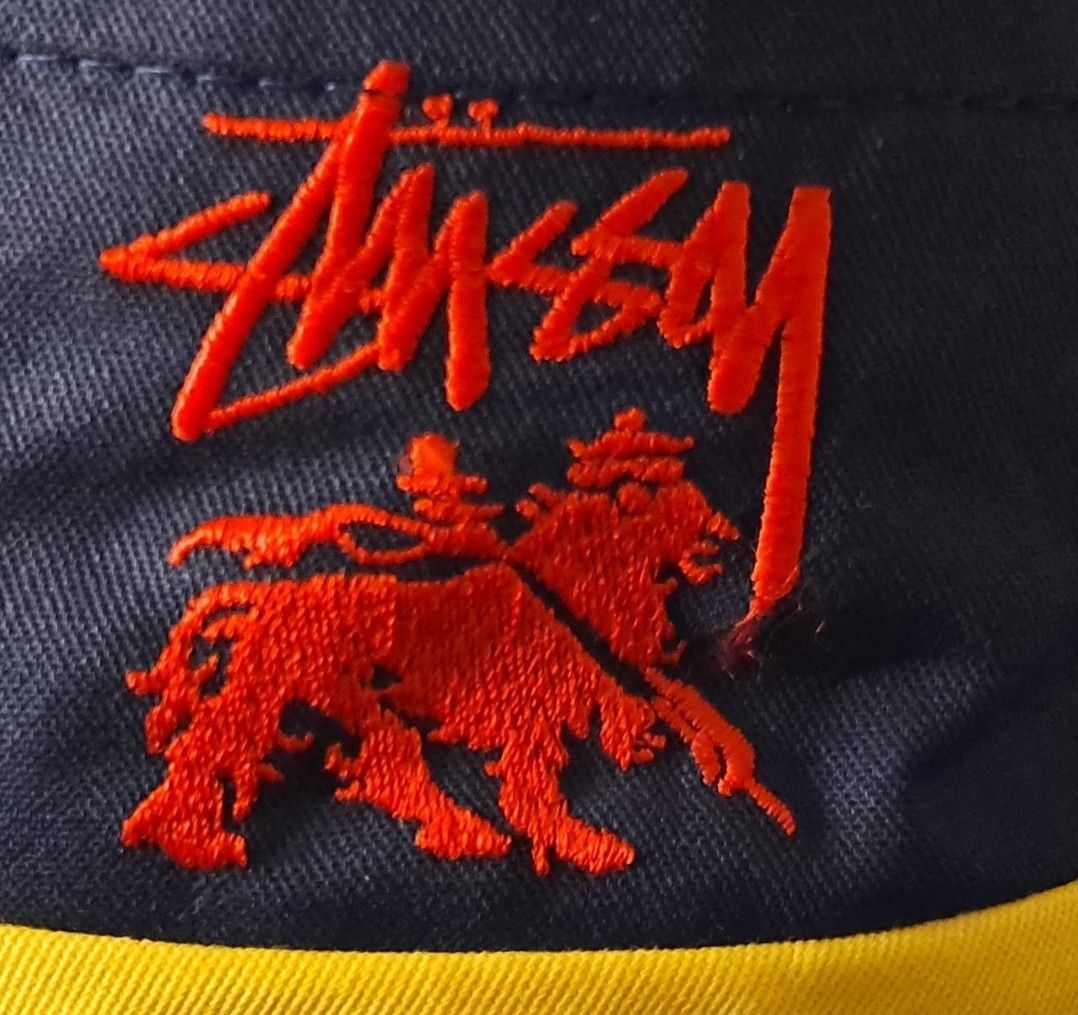 Stussy Vintage Shawn Stussy Late 80s Rasta porkpie hat Size ONE SIZE - 2 Thumbnail