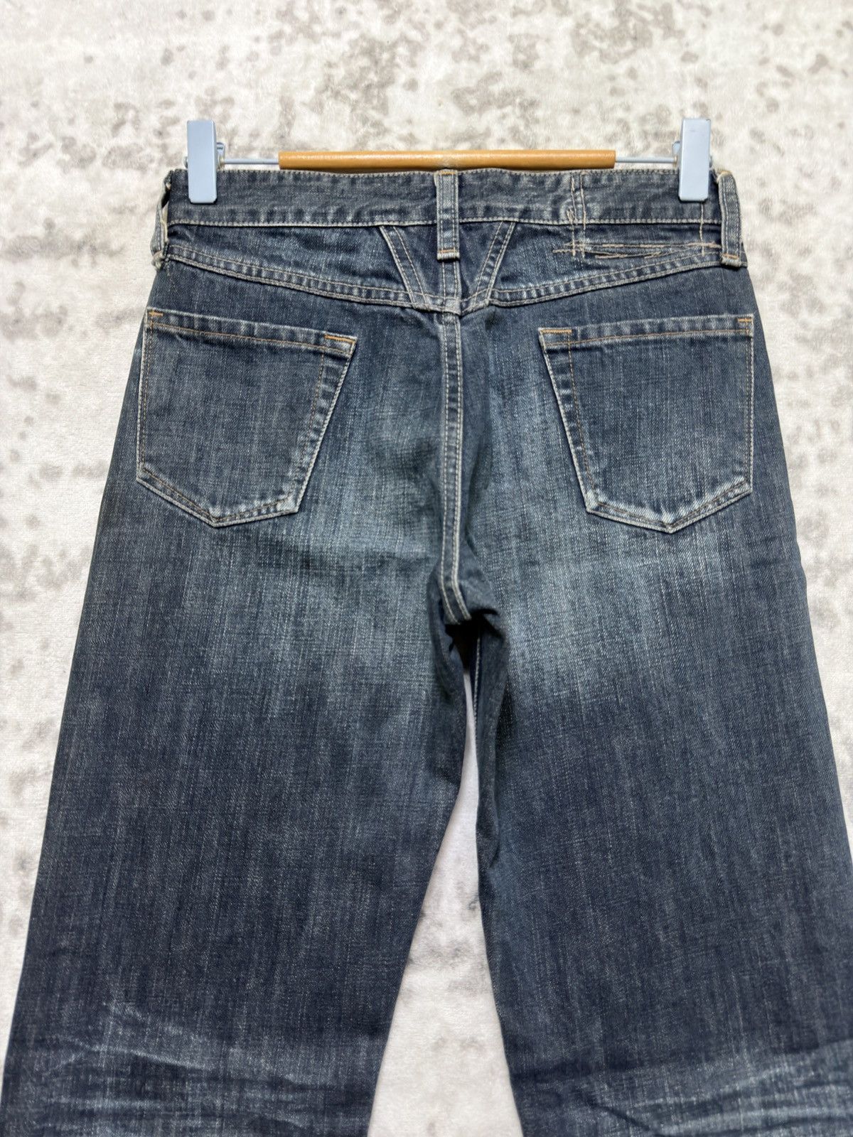 Marithe + Francois Girbaud Vintage Marithé François Girbaud Whiskered Denim Jeans Size US 26 / EU 42 - 9 Thumbnail