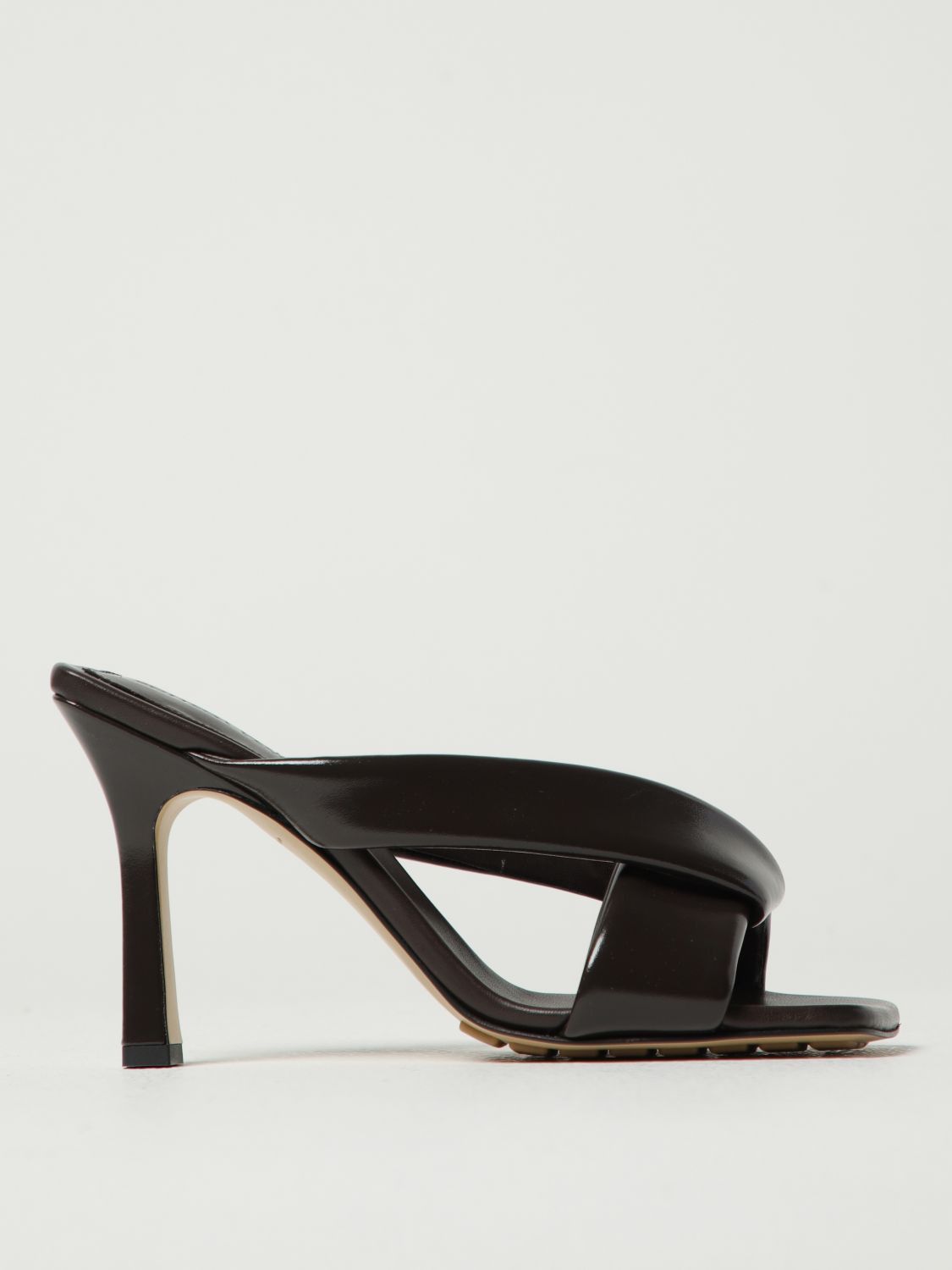Bottega Veneta Bottega Veneta Heeled Sandal Woman Dark Size US 11 / IT 41 - 1 Thumbnail