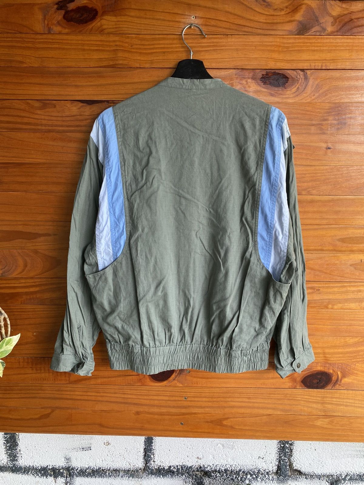 Lancel Vintage LANCEL Paris Utility Jacket Olive Green Panel Design Size US L / EU 52-54 / 3 - 8 Thumbnail