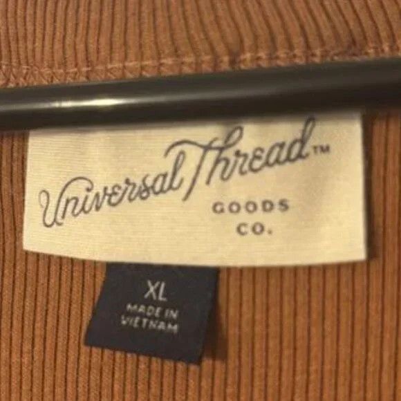 Other Universal Thread Burnt Orange Ribbed Tank Top Size XL / US 12-14 / IT 48-50 - 3 Thumbnail