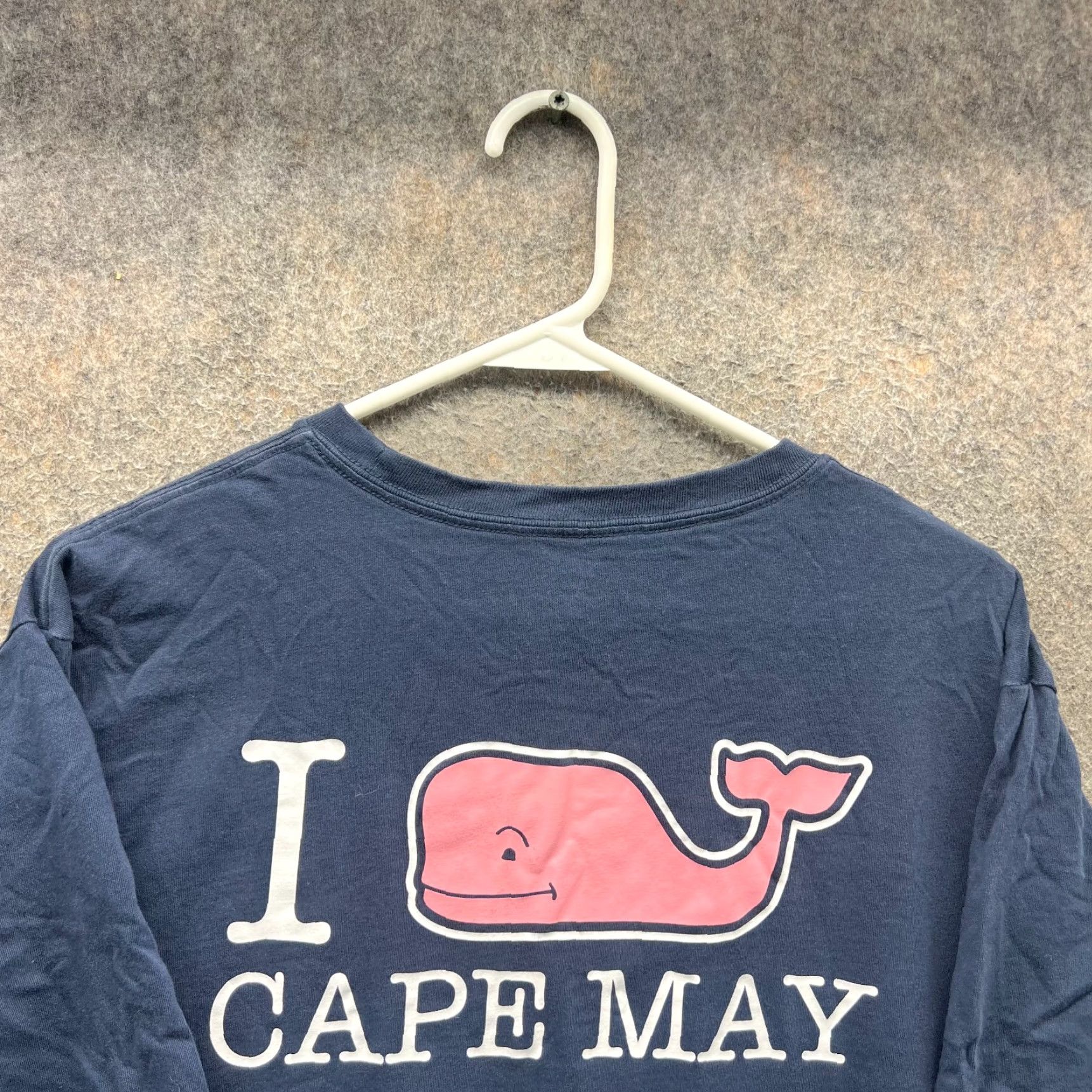 Vineyard Vines Vineyard Vines Shirt Mens Medium Blue Navy Whale Cape May Pocket Tee Cotton Crew Neck Short Sleeve Size US M / EU 48-50 / 2 - 3 Thumbnail