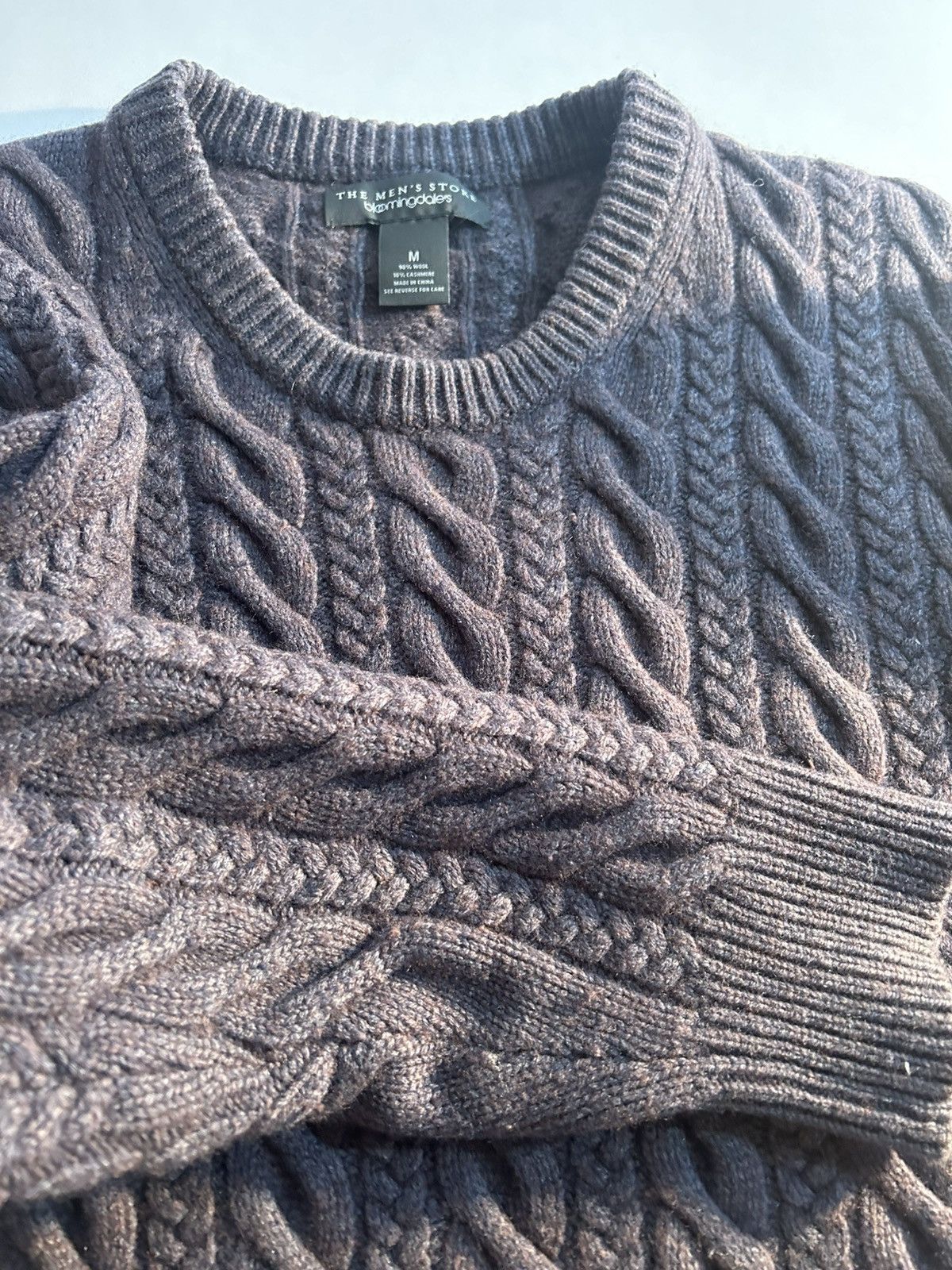 Bloomingdale's Chunky cable knit, Bloomingdale’s the Men’s Store Size US M / EU 48-50 / 2 - 3 Thumbnail