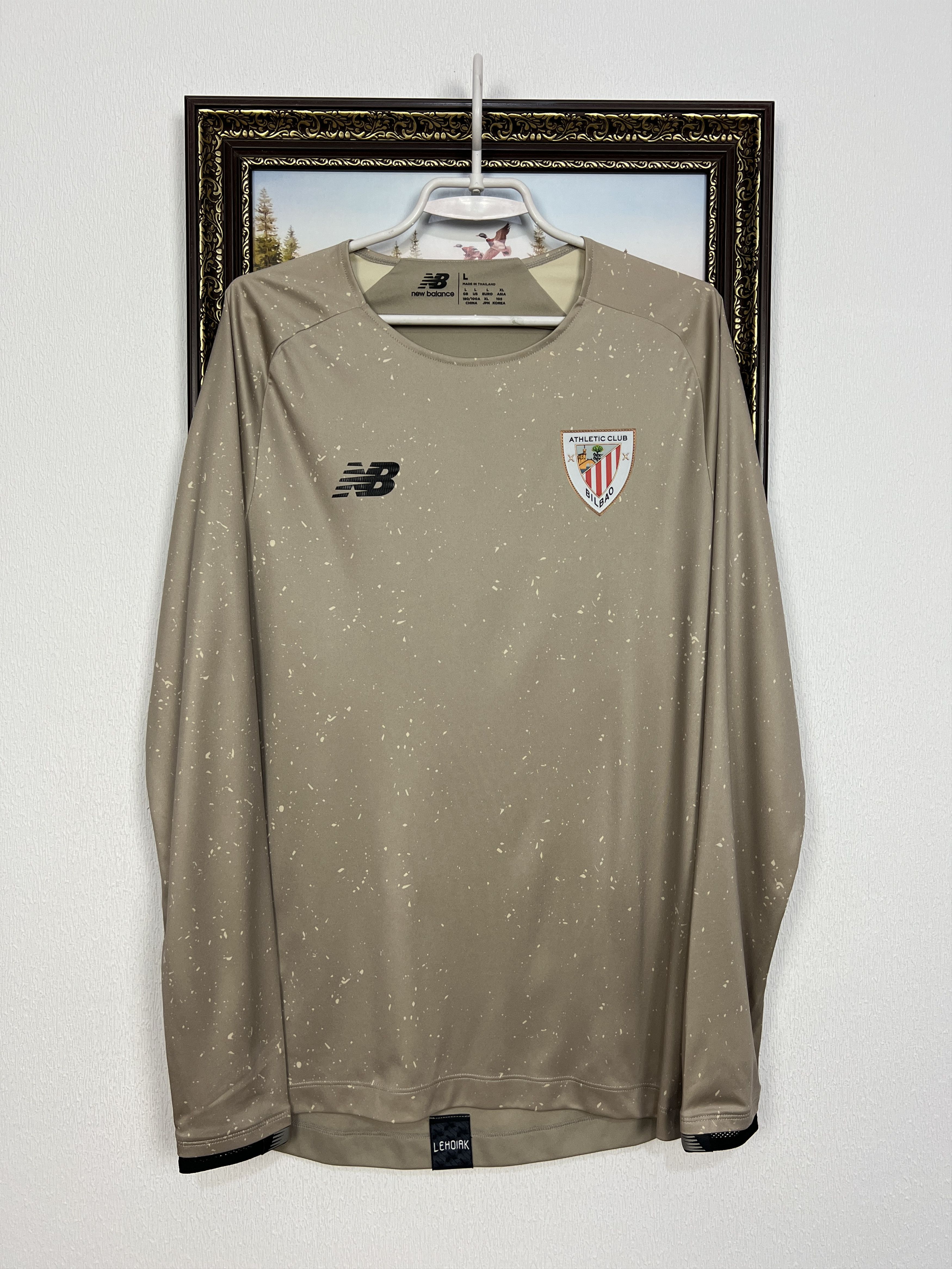New Balance Athletic Bilbao Spain Football Shirt 2021 Soccer Long Sleeve Size US L / EU 52-54 / 3 - 1 Thumbnail