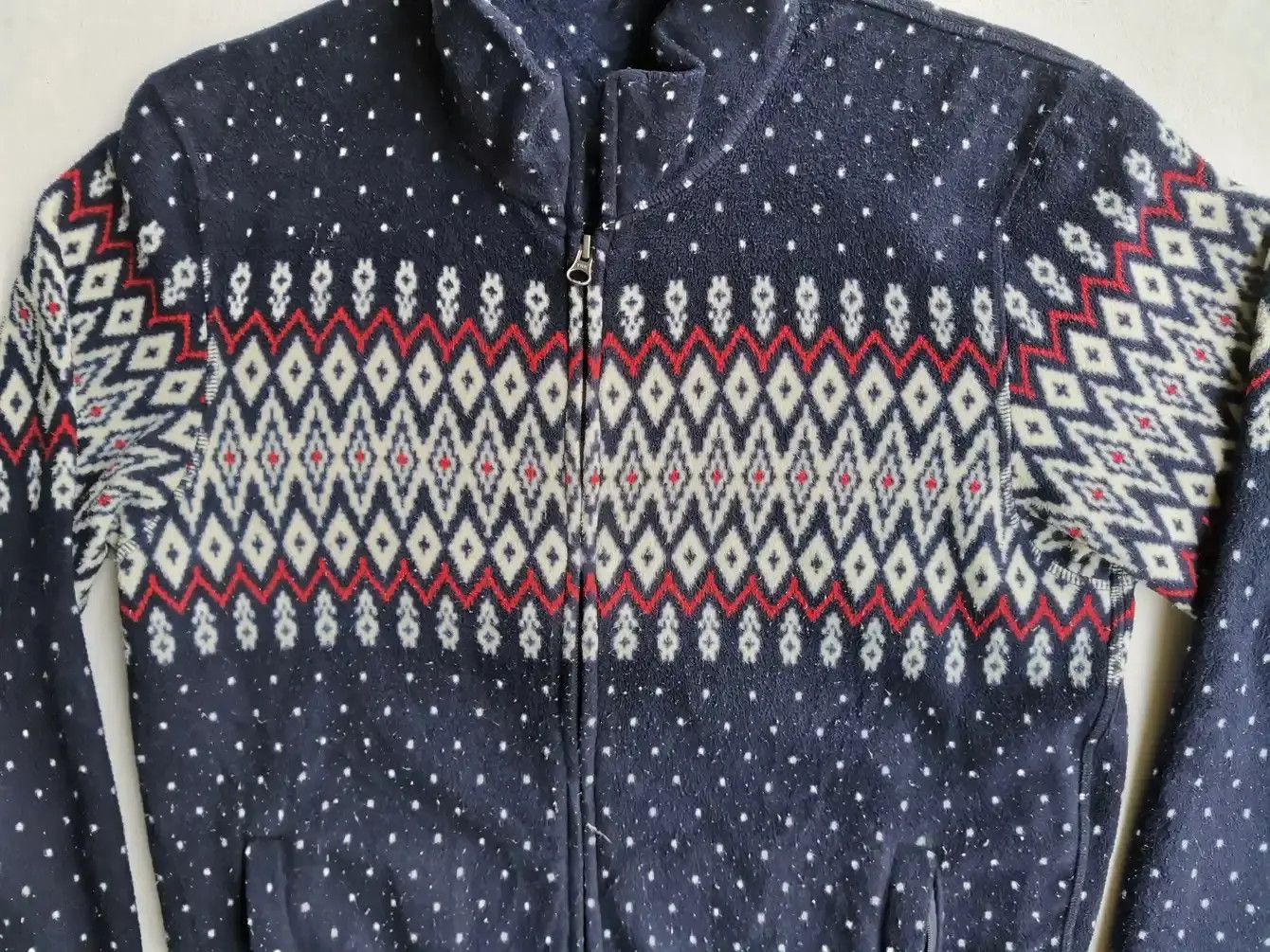 Japanese Brand Rare!!! Navajo Over Print Zipper Sweaters Size US L / EU 52-54 / 3 - 4 Thumbnail