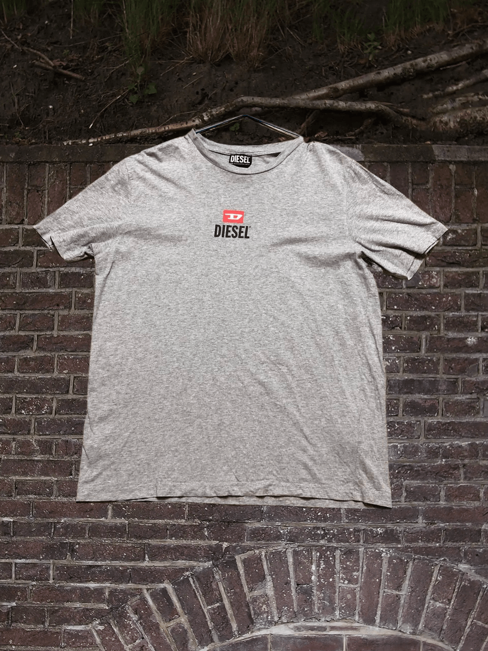 Diesel Y2K gray T-shirt logo Diesel Vintage streetwear Size US L / EU 52-54 / 3 - 1 Thumbnail