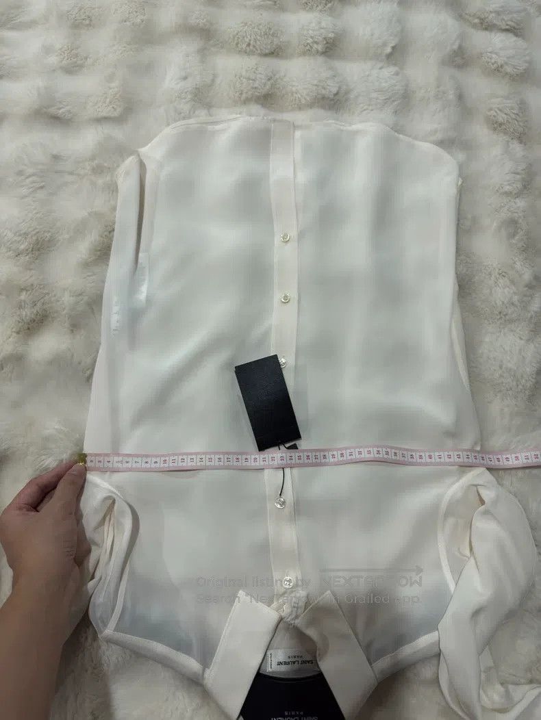 Saint Laurent Paris Saint Laurent Paris Silk Shirt Size XS / US 0-2 / IT 36-38 - 5 Thumbnail