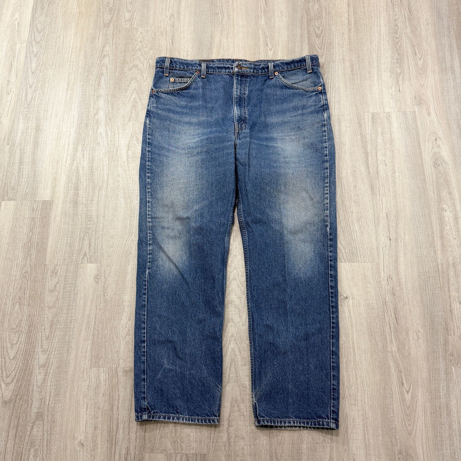 Levi's Vintage Levis 505 Jeans 42x30 Blue Faded Regular Straight Size US 42 / EU 58 - 1 Thumbnail