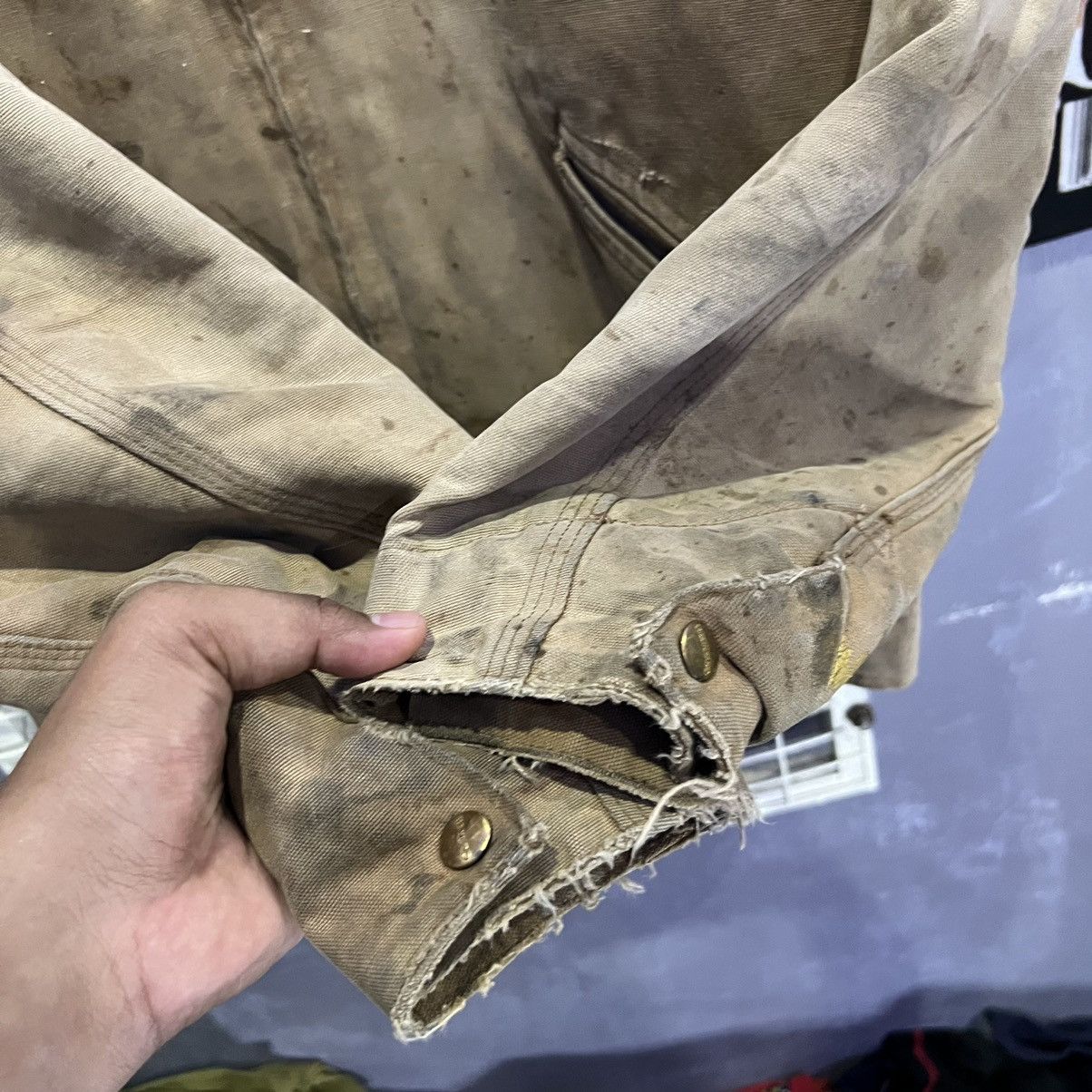 Carhartt × Vintage “VINTAGE CARHARTT” RUGGED DETROIT JACKET Size US L / EU 52-54 / 3 - 8 Thumbnail