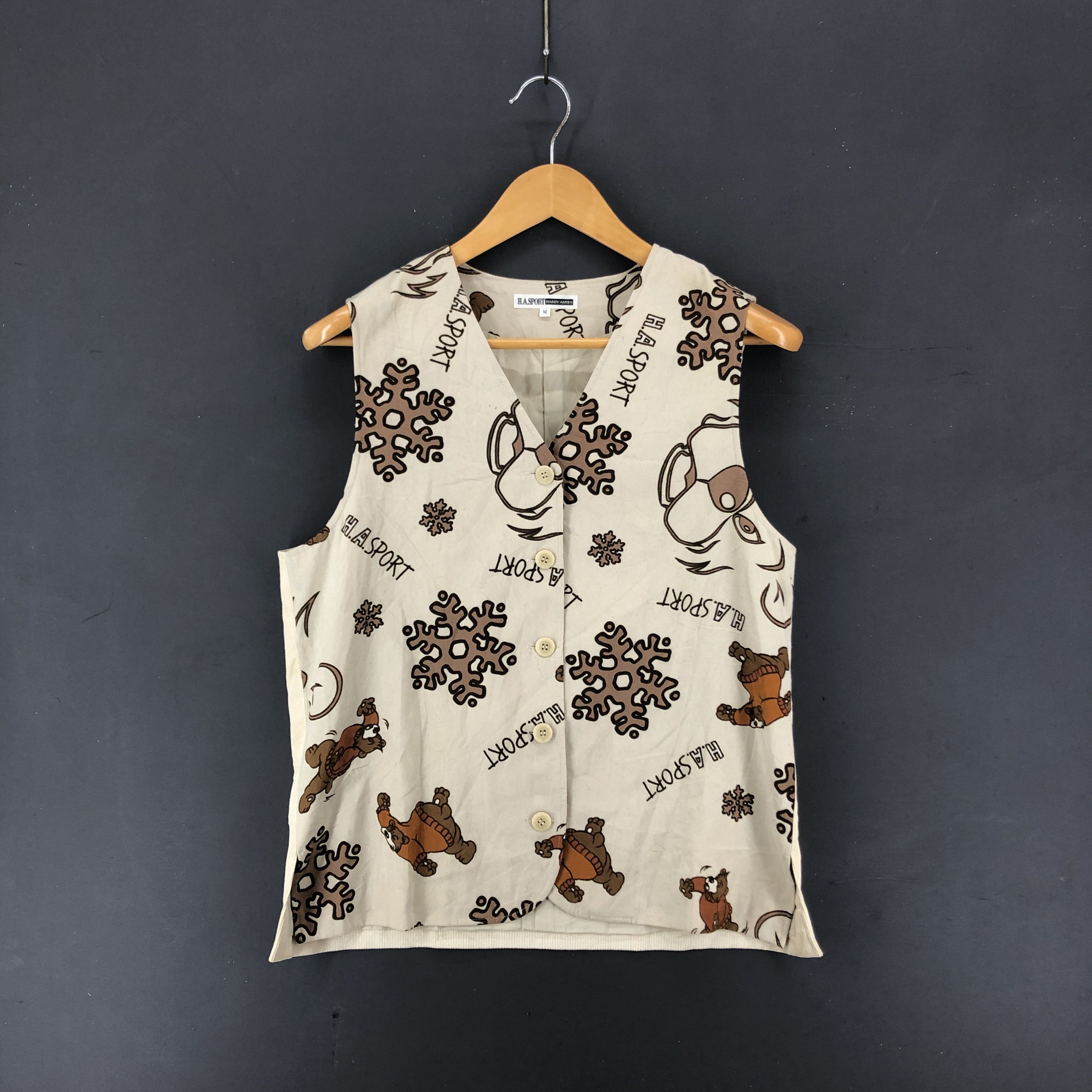 Hardy Amies HARDY AMIES SPORT All Over Print Vest #2047-22 Size US S / EU 44-46 / 1 - 1 Thumbnail