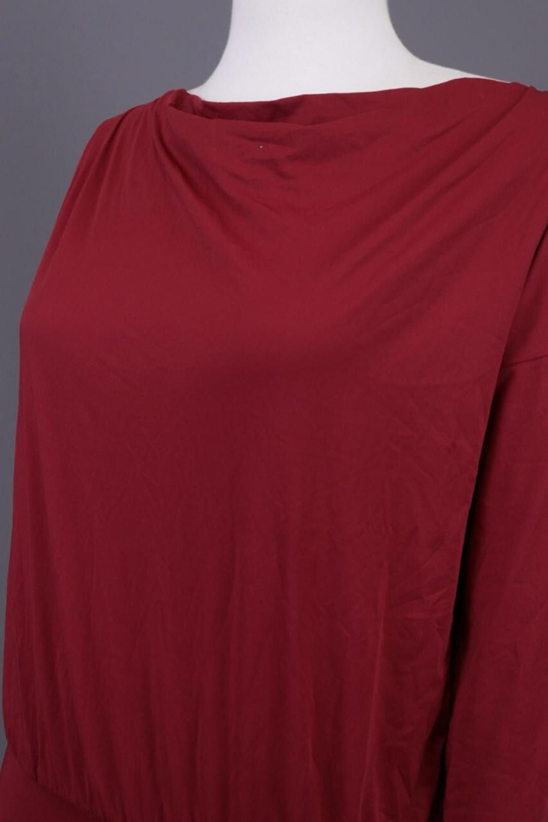Wolford Wolford Burgundy Stretch Long Sleeve Pullover Sweater Size ONE SIZE - 11 Thumbnail