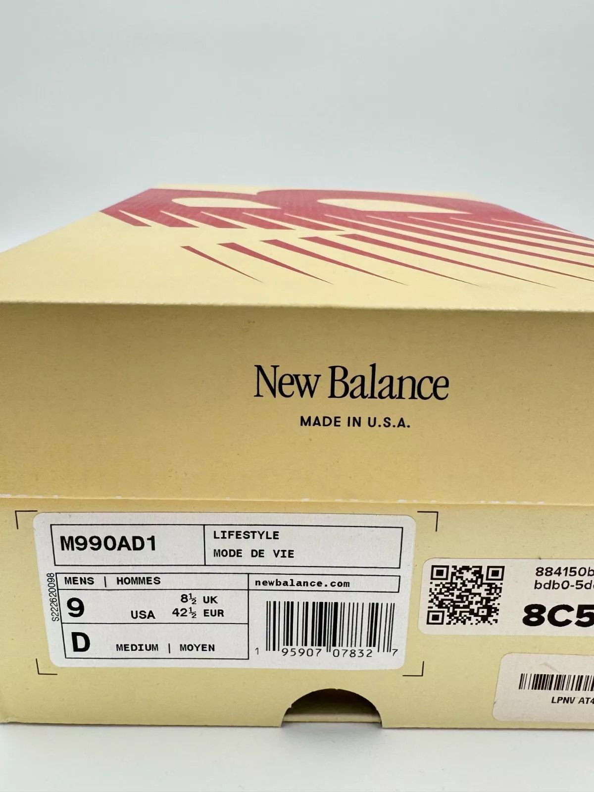 New Balance Teddy Santis New Balance 990v1 Macadamia Nut USA Size US 9 / EU 42 - 7 Thumbnail