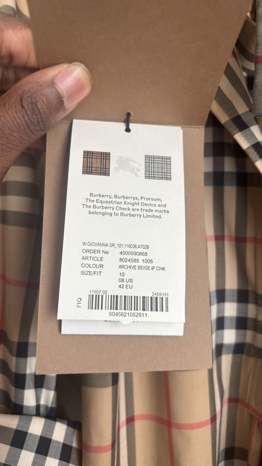 Burberry Burberry Dress Size L / US 10 / IT 46 - 5 Thumbnail