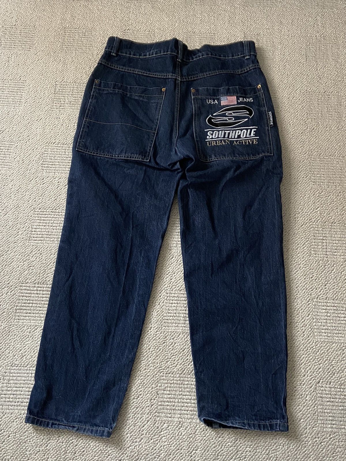 image of Blue Southpole Vintage Baggy Jeans, Men's (Size 32)