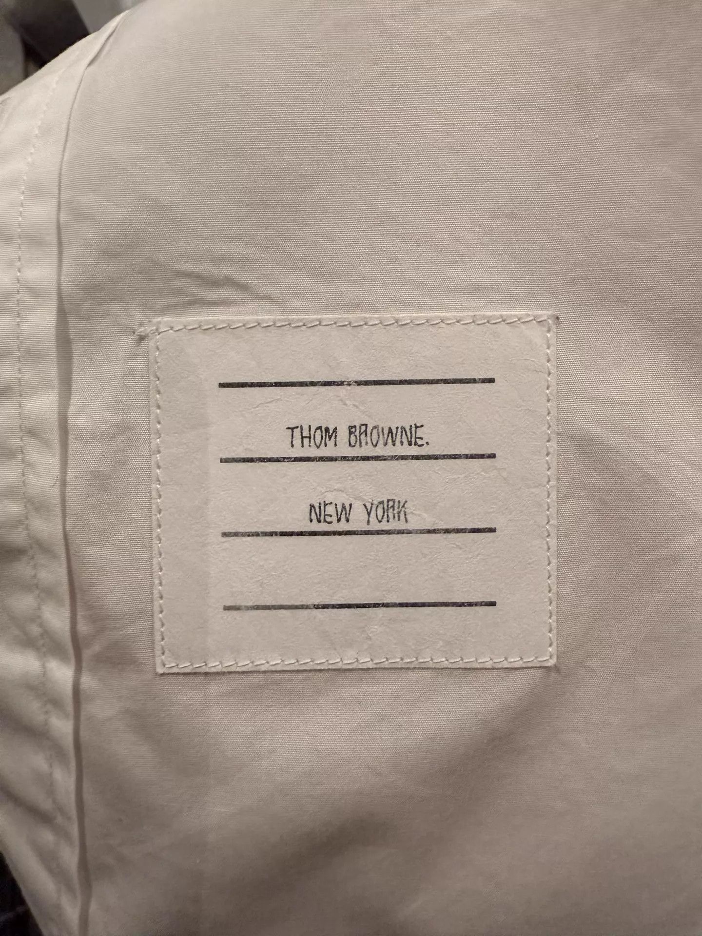 Thom Browne Thom Browne Classic Tri-Color Placket Poplin Shirt Size 0 Size US XS / EU 42 / 0 - 4 Thumbnail
