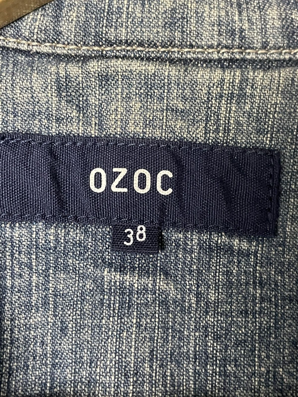 Japanese Brand × Vintage OZOC Japanese Brand Tailored Denim Jacket (84) Size US XXS / EU 40 - 8 Thumbnail