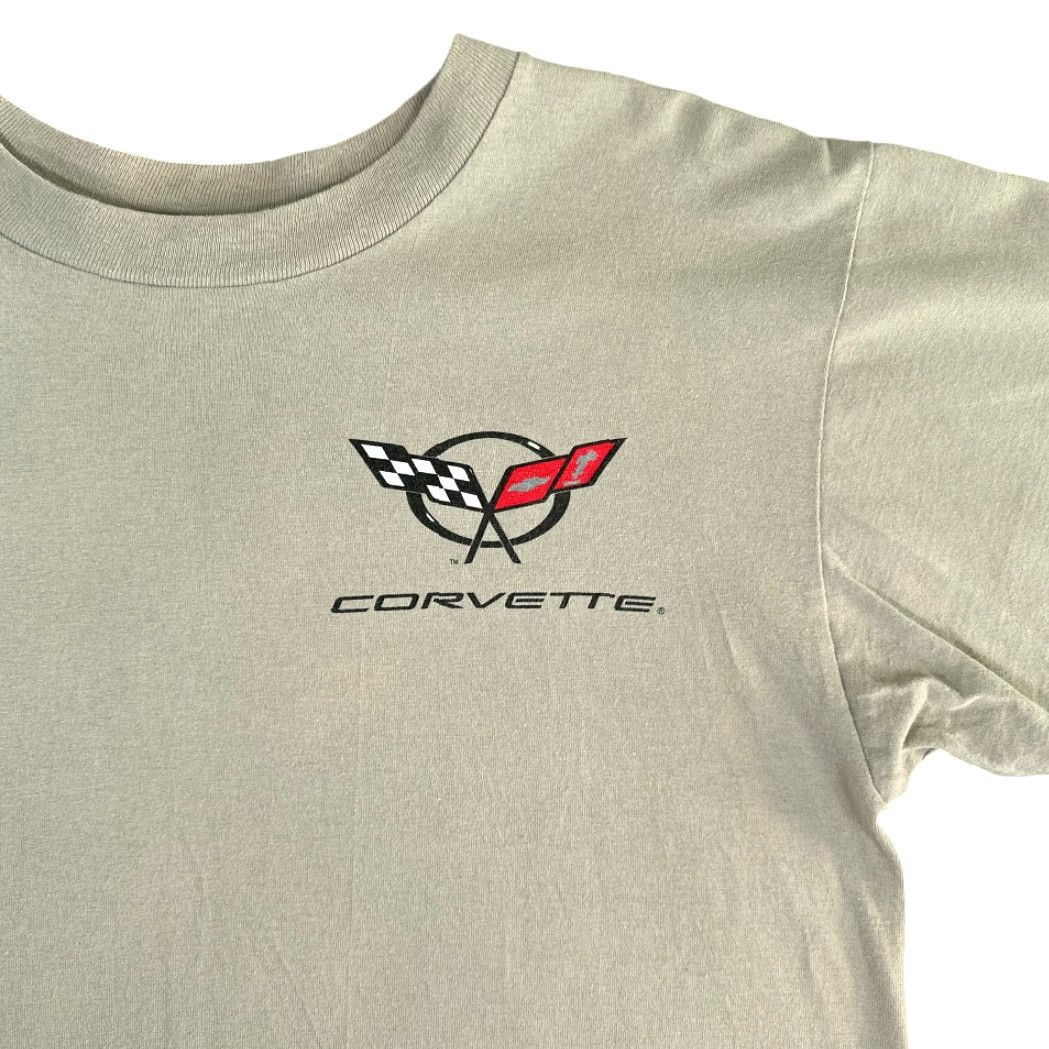 Logo 7 VINTAGE Corvette Shirt Adult MEDIUM Brown Graphic Logo 90s Mens Size US M / EU 48-50 / 2 - 3 Thumbnail