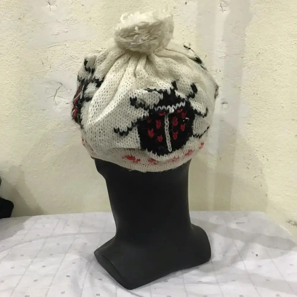 Japanese Brand × Vintage Japanese Brand Big Logo Beanie Hat Size ONE SIZE - 4 Thumbnail