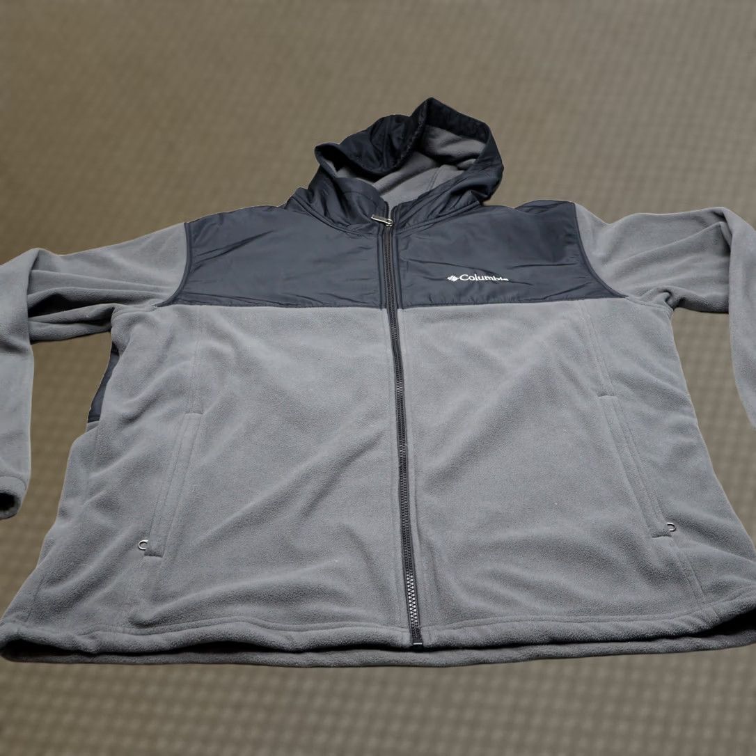 Vintage Columbia Jacket Mens XL Gray Fleece Full Zip Hiking Outdoor Casual Jacket Size US XL / EU 56 / 4 - 1 Thumbnail