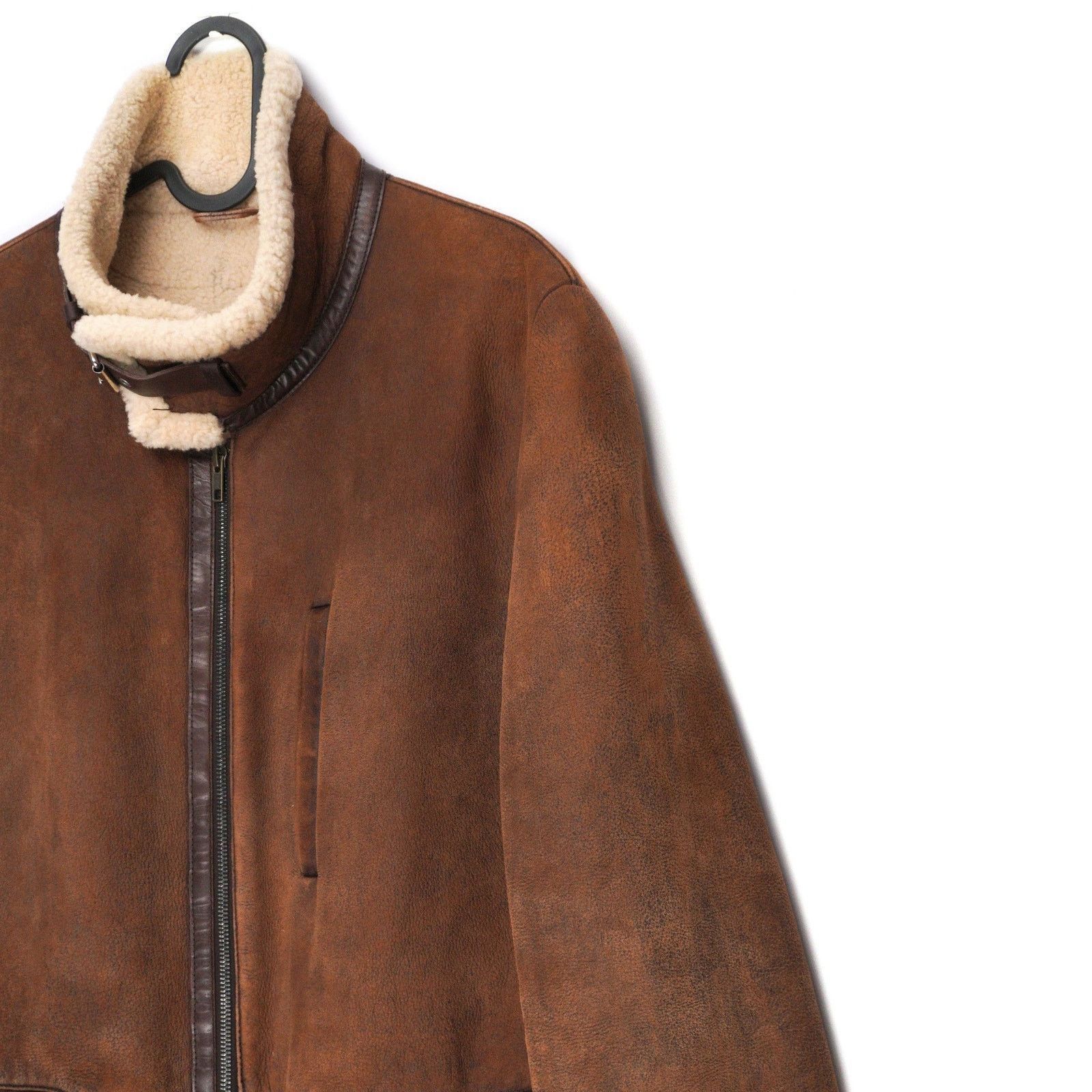 Jil Sander Archive Jil Sander Raf Simons Leather Shearling Coat Jacket Size US M / EU 48-50 / 2 - 4 Thumbnail