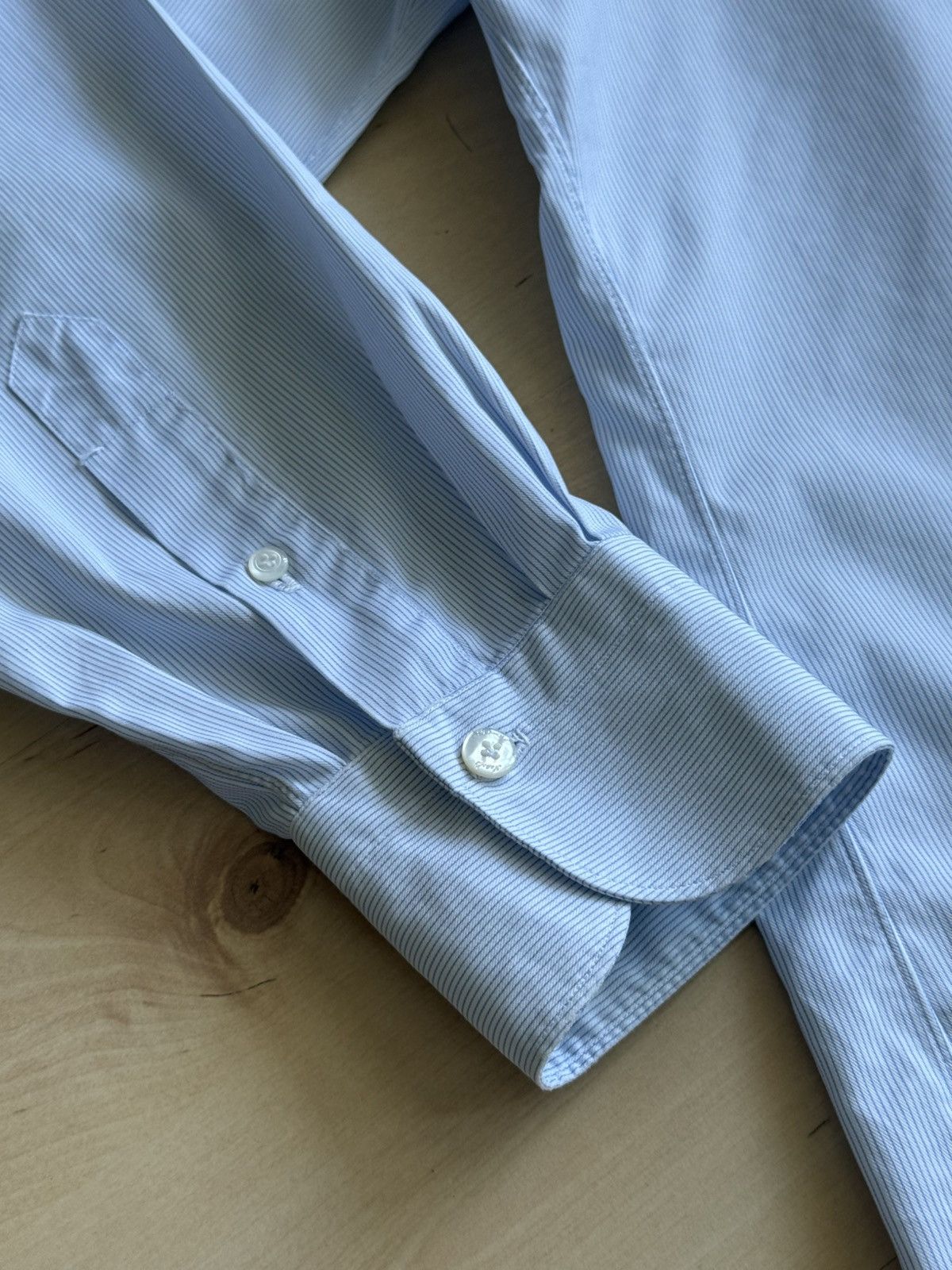 Finamore Finamore Napoli striped ls shirt Size US L / EU 52-54 / 3 - 7 Thumbnail
