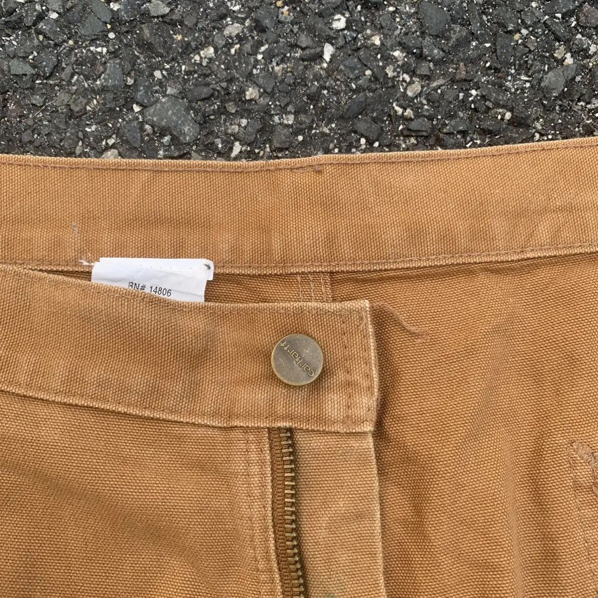 Carhartt CARHARTT TROUSERS DUCK CANVAS WORK WEAR CARPENTER PANTS Size US 39 - 5 Thumbnail