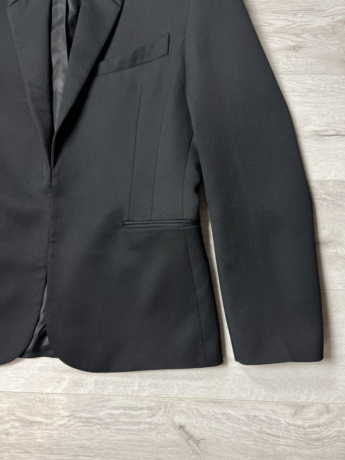 H&M × Mugler THIERRY MUGLER x H&M DEFINED WAIST WOOL BLAZER JACKET MEN’S Size 48R - 5 Thumbnail