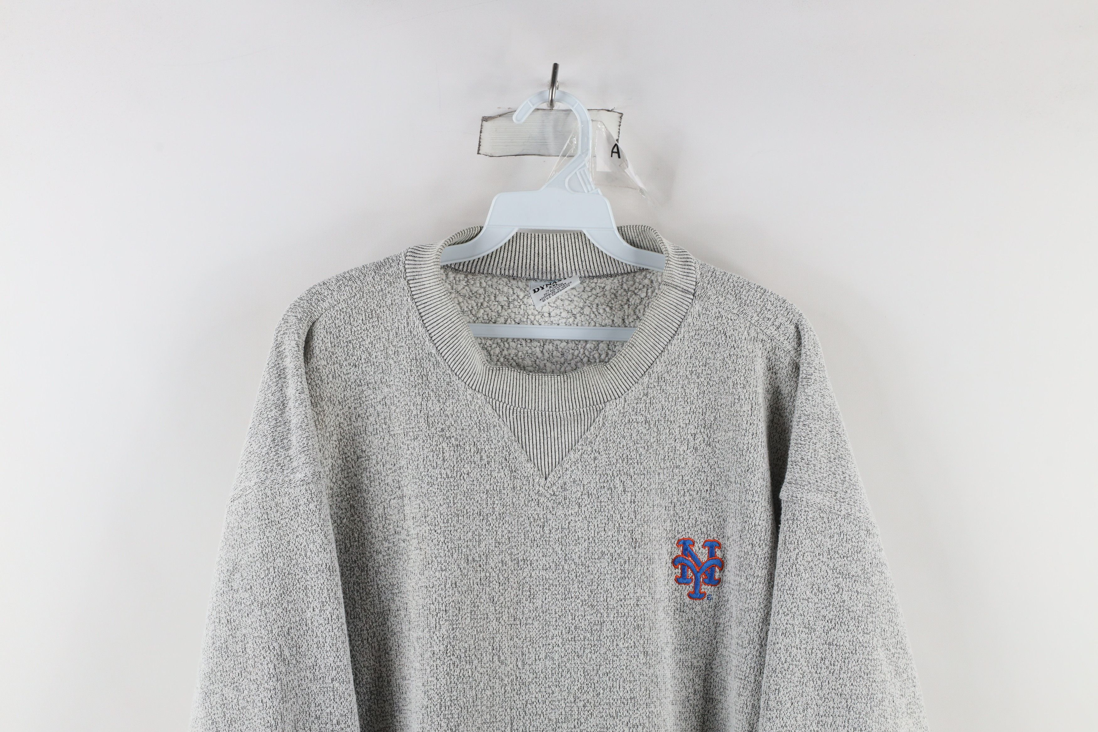 Vintage Vintage 90s Terry Cloth New York Mets Baseball Sweatshirt Size US XXL / EU 58 / 5 - 2 Thumbnail