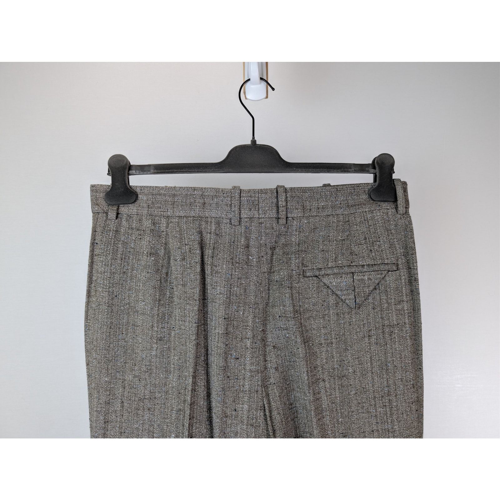 Bottega Veneta o1rshd1 Knotted Melange Viscose Silk Flare Trousers Size US 36 / EU 52 - 12 Thumbnail